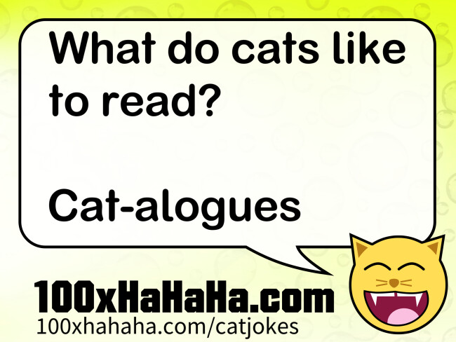 What do cats like to read? / / Cat-alogues