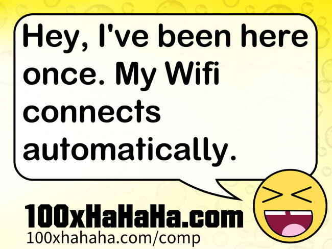 Hey, I've been here once. My Wifi connects automatically.