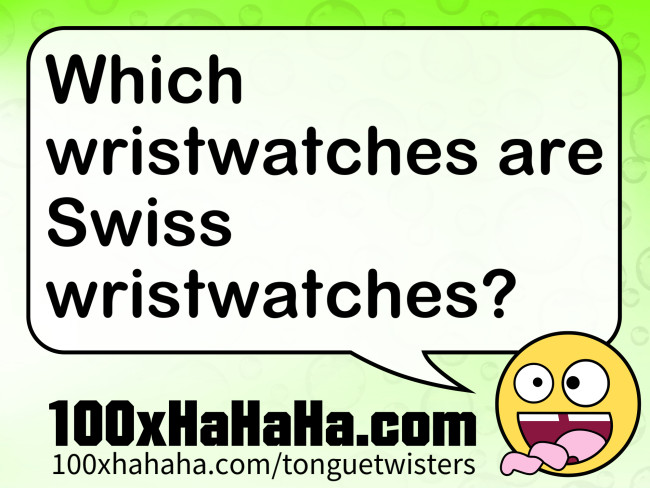 Which wristwatches are Swiss wristwatches?