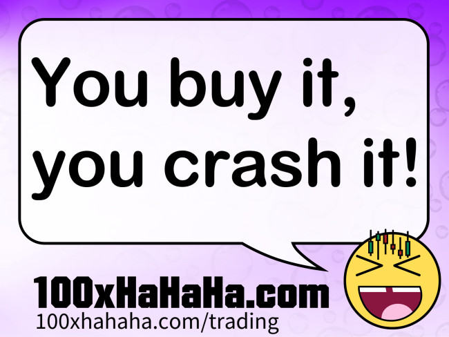You buy it, you crash it!