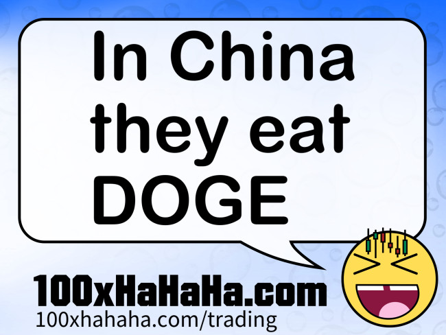 In China they eat DOGE