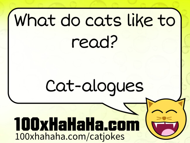 What do cats like to read? / / Cat-alogues