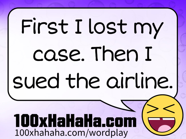 First I lost my case. Then I sued the airline.