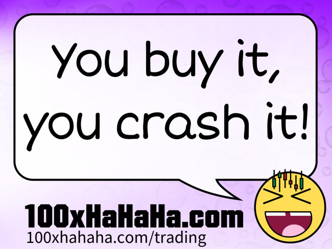 You buy it, you crash it!