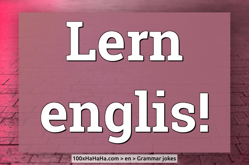 Lern englis!