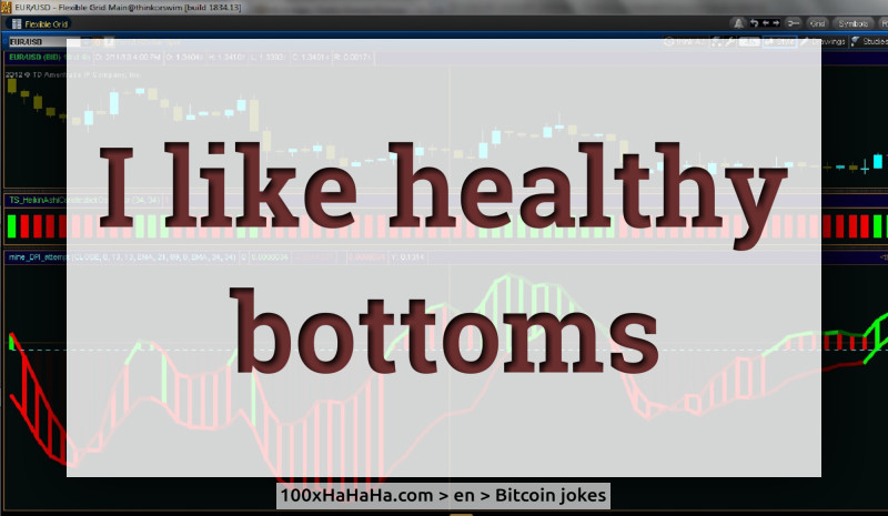 I like healthy bottoms