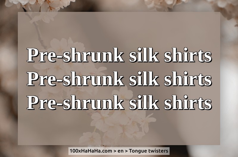 Pre-shrunk silk shirts / Pre-shrunk silk shirts / Pre-shrunk silk shirts