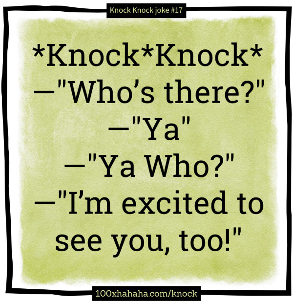 Knock Knock Who's There