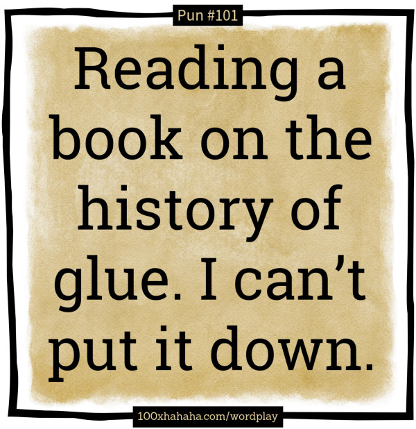 Reading a book on the history of glue. I can't put it down.