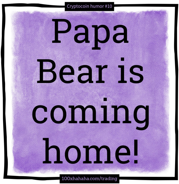 Papa Bear is coming home!