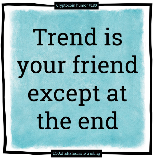 Trend is your friend except at the end