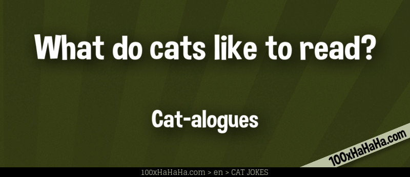 What do cats like to read? / / Cat-alogues