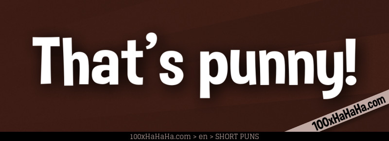 That's punny!