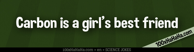 Carbon is a girl's best friend