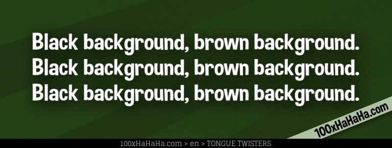 Black background, brown background. / Black background, brown background. / Black background, brown background.