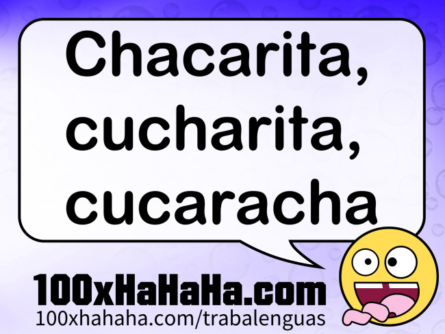 Chacarita, cucharita, cucaracha