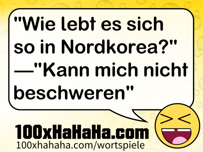"Wie lebt es sich so in Nordkorea?" —"Kann mich nicht beschweren"