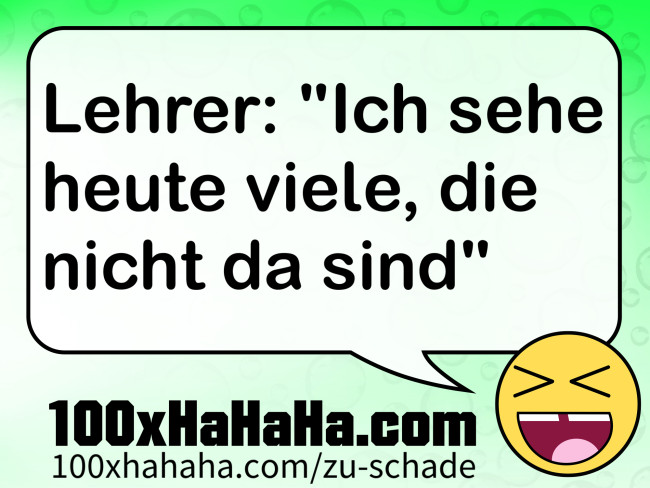 Lehrer: "Ich sehe heute viele, die nicht da sind"