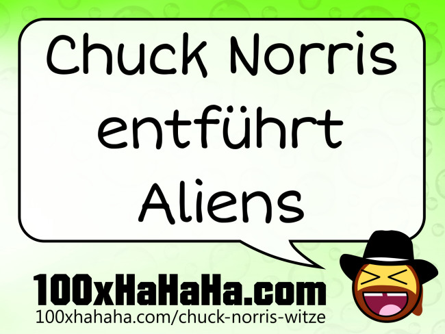 Chuck Norris entfuehrt Aliens
