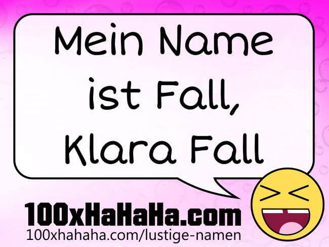 Mein Name ist Fall, Klara Fall