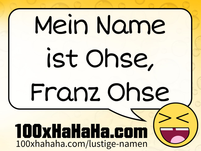 Mein Name ist Ohse, Franz Ohse