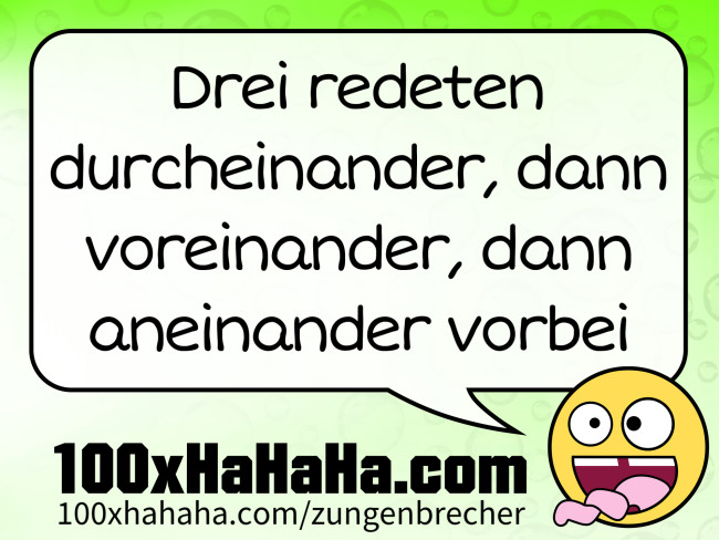 Drei redeten durcheinander, dann voreinander, dann aneinander vorbei