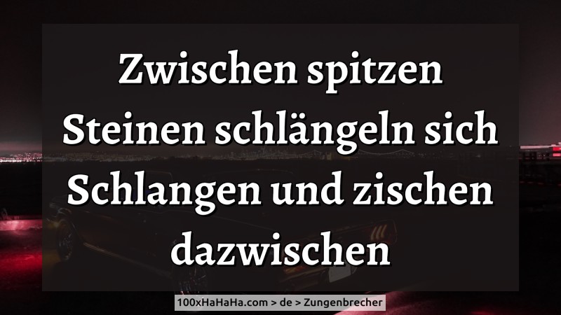 Zwischen spitzen Steinen schlaengeln sich Schlangen und zischen dazwischen