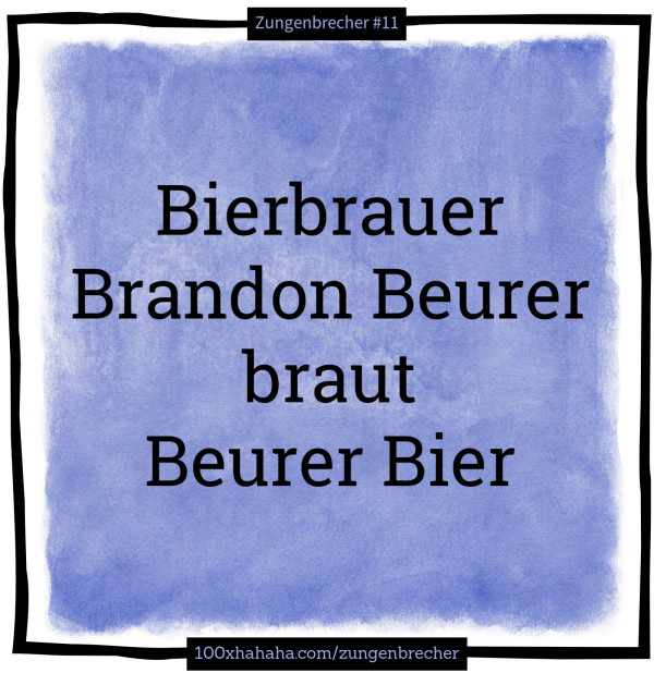 Bierbrauer Brandon Beurer braut Beurer Bier