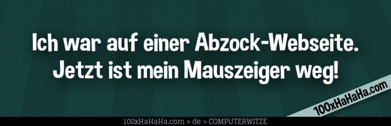 Ich war auf einer Abzock-Webseite. Jetzt ist mein Mauszeiger weg!