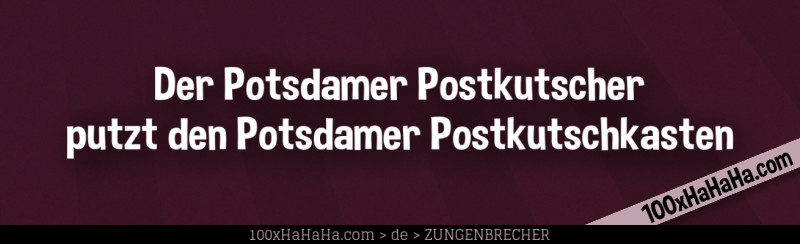 Der Potsdamer Postkutscher putzt den Potsdamer Postkutschkasten